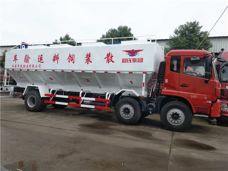 雙鴨山市東風天龍20噸散裝飼料車4S店 專業汽車經銷商服務農業運輸